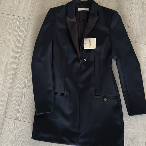 PHILOSOPHY Di LORENZO SERAFINI |
 Dark blue Women's Short Dress - Picture 2 of 7